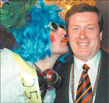 John Tory (on the right)